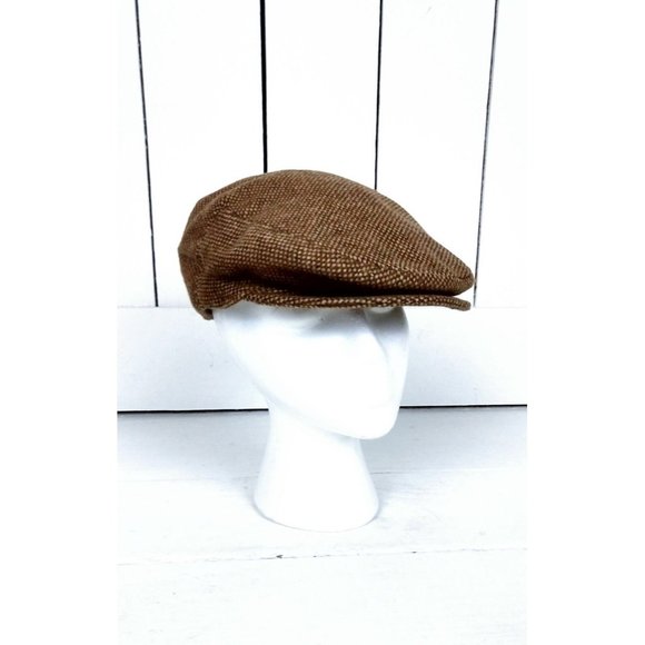 Bailey brown wool newsboy cap / paperboy hat - medium - Picture 3 of 7